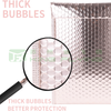 Custom Printed Colored Aluminum Foil Metallic Bubble Mailing Packaging Bag