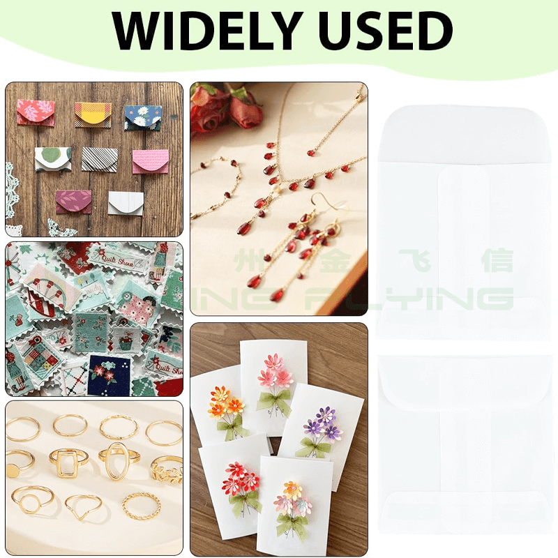 Factory Sale Eco-Friendly Durable Waterproof Custom Clothing Packaging Glassine Bag