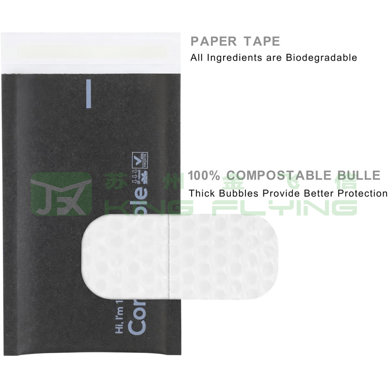 Colorful Self-adhesive Cushioned Tear-proof Kraft Bubble Postal Packaging Envelope