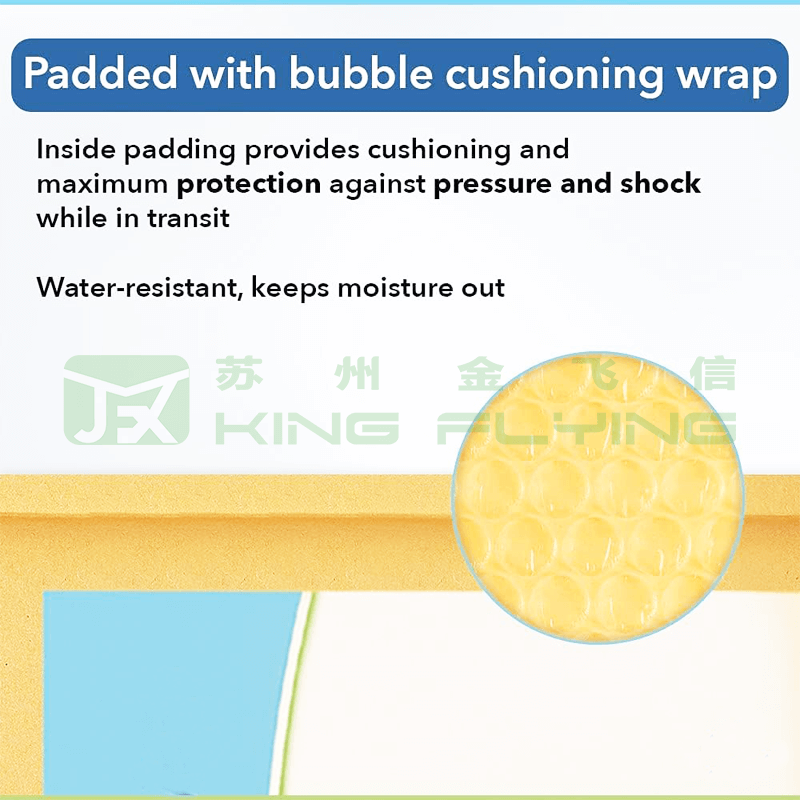 Custom Logo Biodegradable Kraft Compostable Bubble Mailing Bag