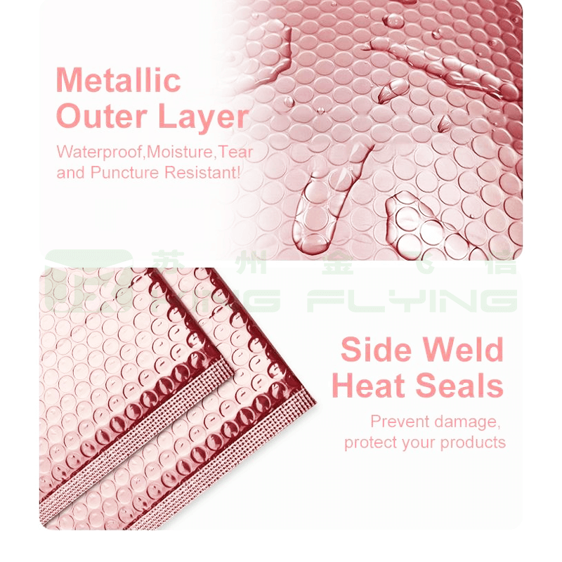 Environmentally Friendly Punch-Resistant Customized Design Metallic Bubble Express Bag