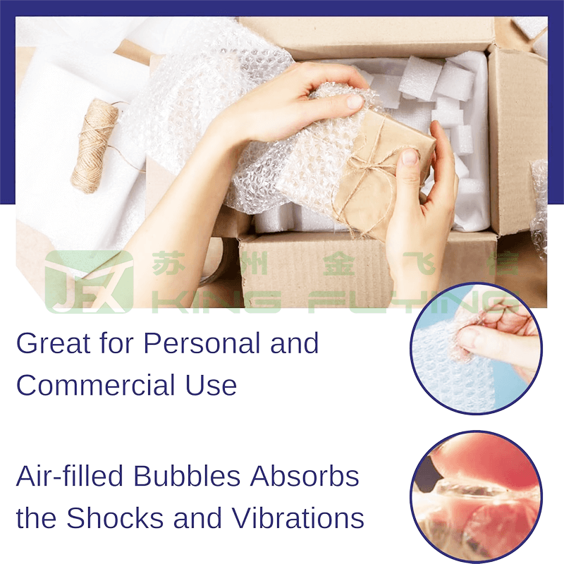 Wholesale Inflatable Eco Friendly Filling Air Bubble Cushion Packaging Film