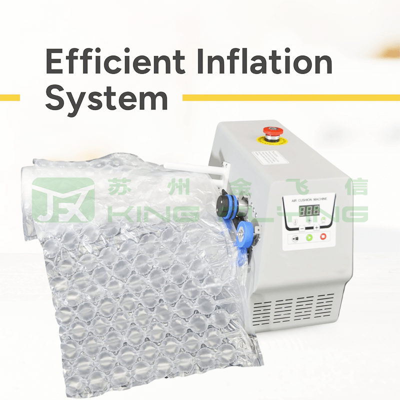 Air Bubble Film Making Air Cushion Inflator Machine