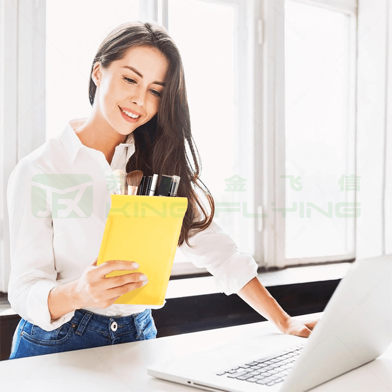 Recyclable Custom Logo Shipping Secure Printed Kraft Bubble Packaging Bag