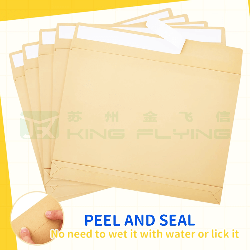 Printed Logo High Quality Kraft Paper Packaging Pouch