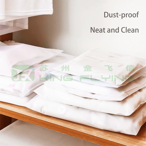 Widely Used Recycled LDPE Clothing Packaging Slider Zip Lock Bag