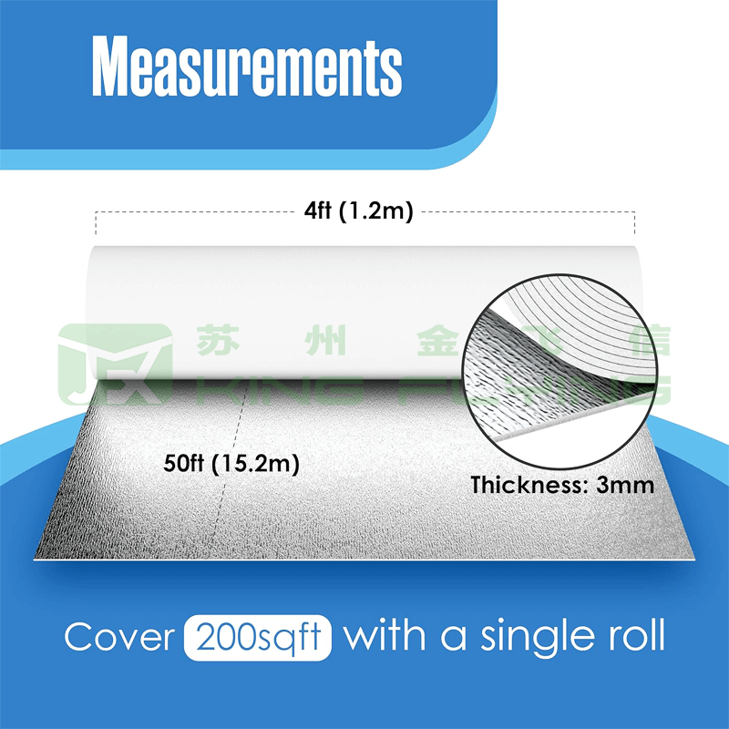 Aluminum Foil Insulated Foam Building Ceiling Heating Insulation Material