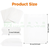 Custom Biodegradable Recycled Self-Adhesive Sealed Transparent Wax Glassine Bag