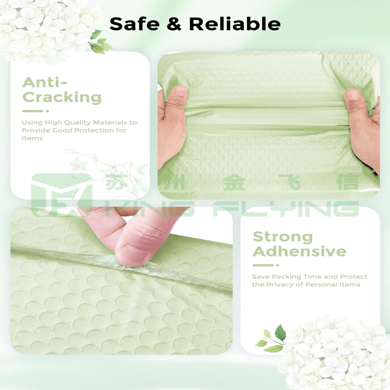 Padded Envelope Customized Logo Self Seal Protective Poly Bubble Bag