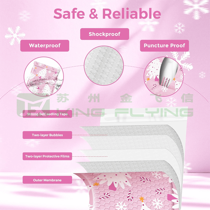 Hot Sale Poly Bubble Custom Logo Shipping Recycle Packaging Bag