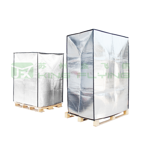 Factory Reusable Thermal Insulated Pallet Cover For Logistics Shipping Protection