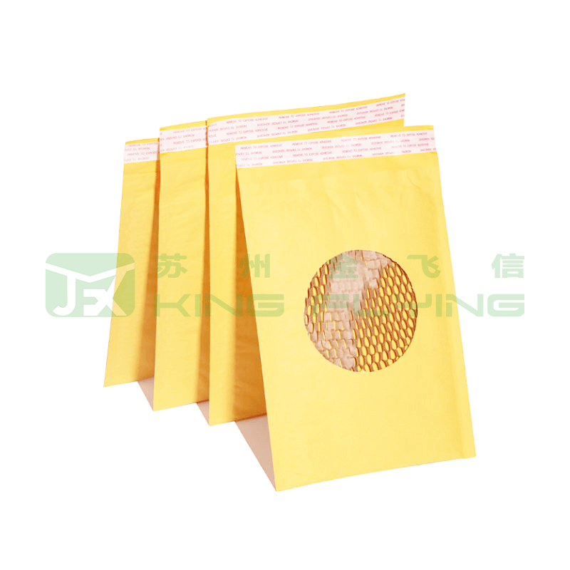 Kraft Paper Honeycomb Cushion Packaging Envelope For Jewelry Express