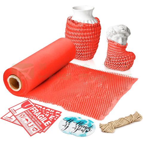Shock-proof Packaging Honeycomb Wrapping Paper Sleeve For Transport