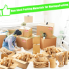 2025 Hot Sales Multi-size Kraft Perforated Wrapping Paper Honeycomb Roll