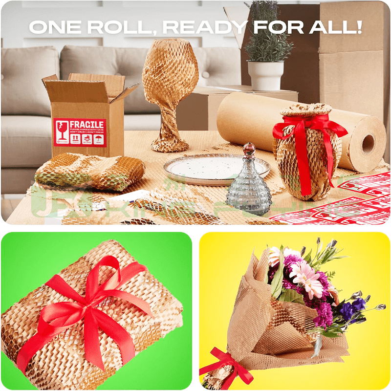Factory Honeycomb Wrapping Packing Paper Bulk Cushioning Roll