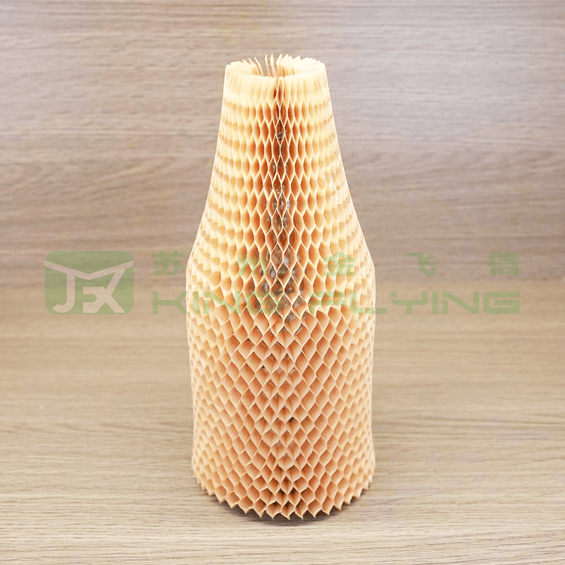 High Quality Recyclable Custom Size Wrapping Honeycomb Paper Sleeve