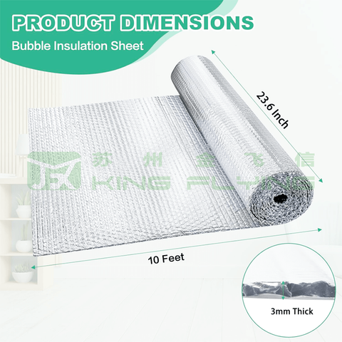 Hot Product Sun Reflection Double Sided Aluminum Foil Bubble Material