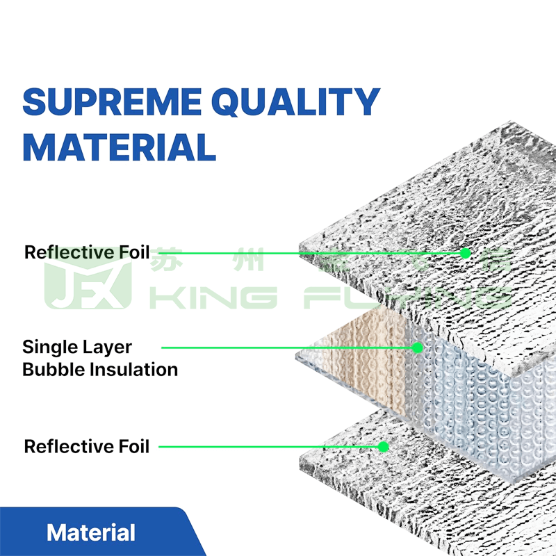 Construction Grade Aluminum Foil Air Bubble Insulation Packaging Material