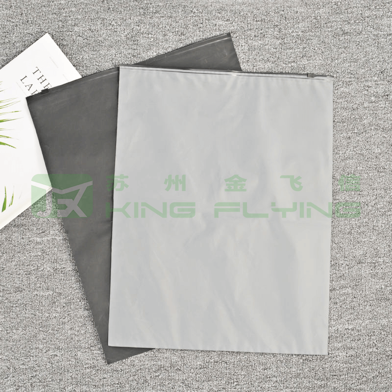 Plastic Customized Printed PVC PE Tshirt Clothes Slider Ziplock Bag