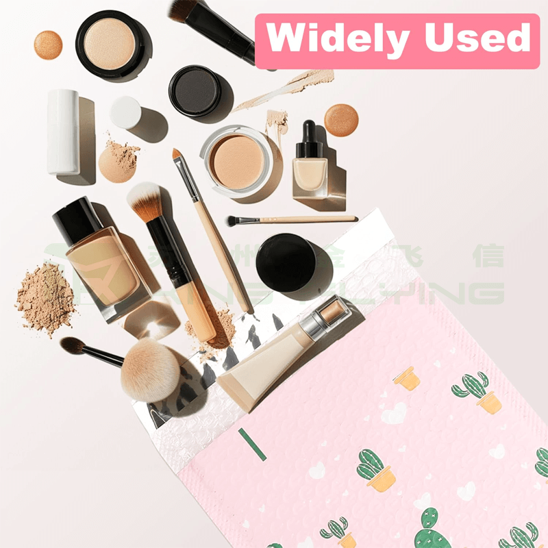 Custom Printed Poly Bubble Mailer For Jewelry Cushioned Shipping Packaging