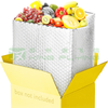 Custom Thermal Insulated Lunch Cooler Tray Cover Food Packaging Bag