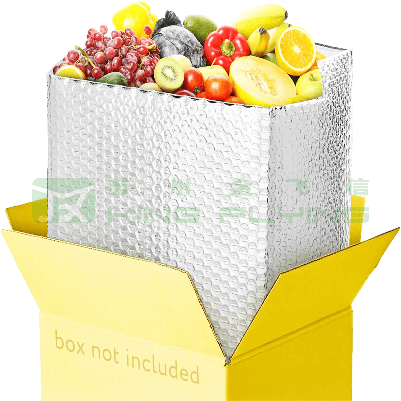 Custom Thermal Insulated Lunch Cooler Tray Cover Food Packaging Bag