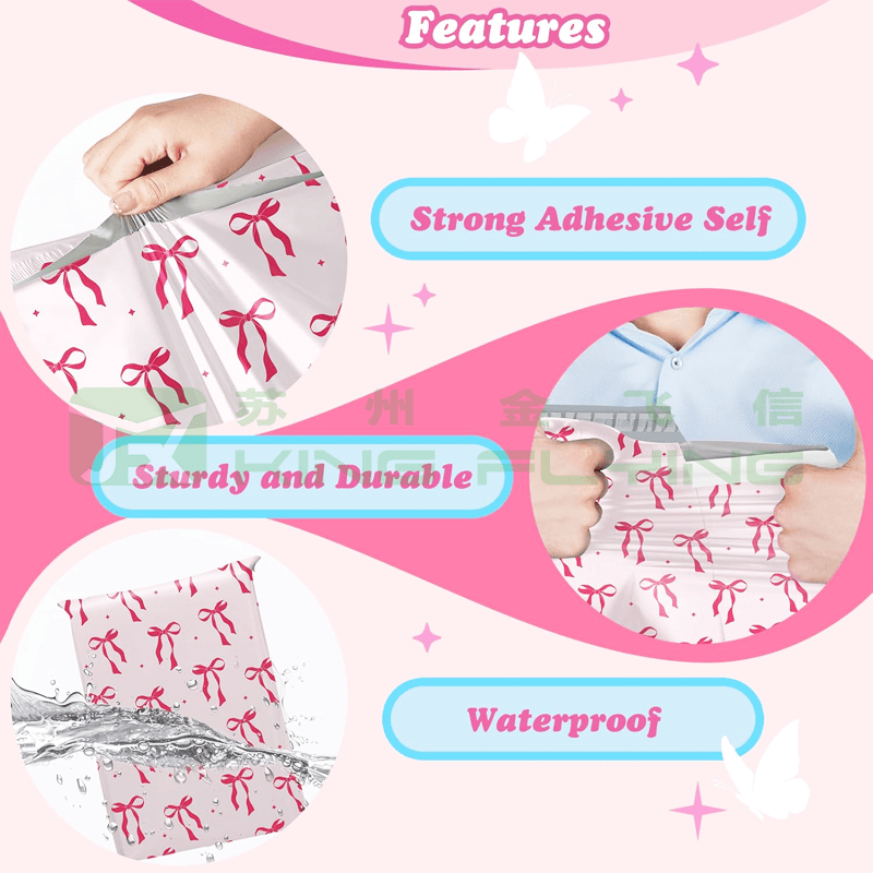 Plastic Self Seal Waterproof Shipping Packaging Bag For Apparel