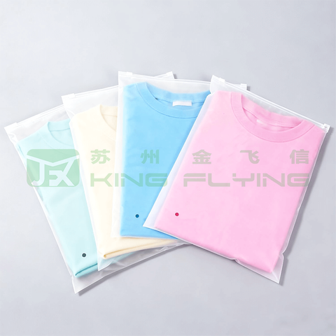 Widely Used Recycled LDPE Clothing Slider Zip Lock Plastic Bag