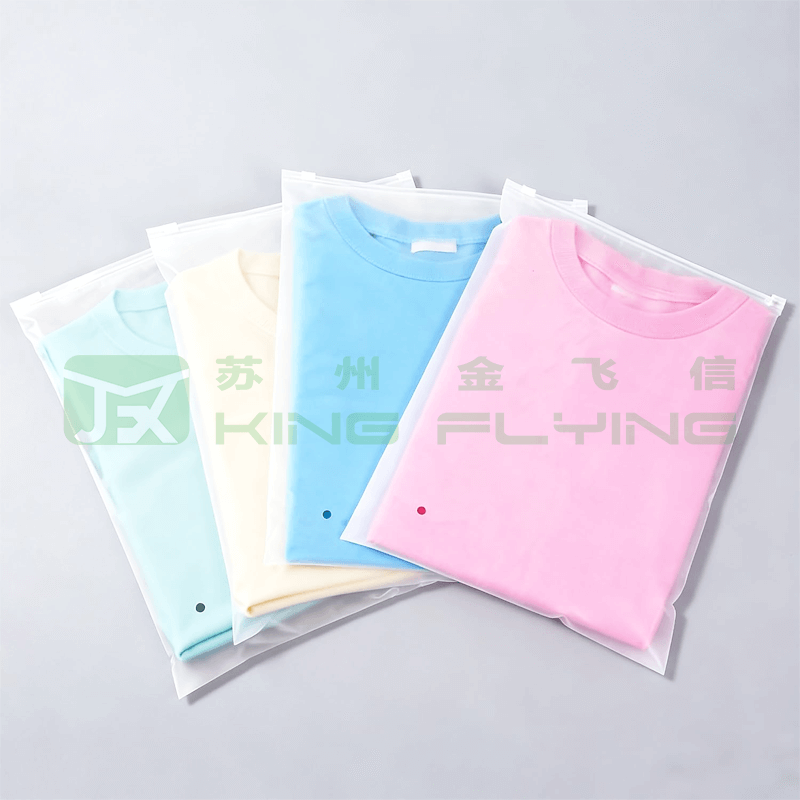 Widely Used Recycled LDPE Clothing Slider Zip Lock Plastic Bag