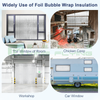 High R-Value Fireproof Reflective Double Bubble Aluminium Heat Insulation Material