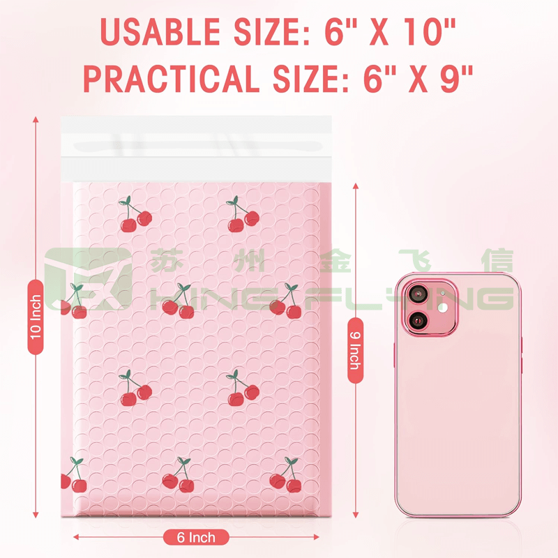 Water Proof Protective Shipping Poly Bubble Packaging Bag