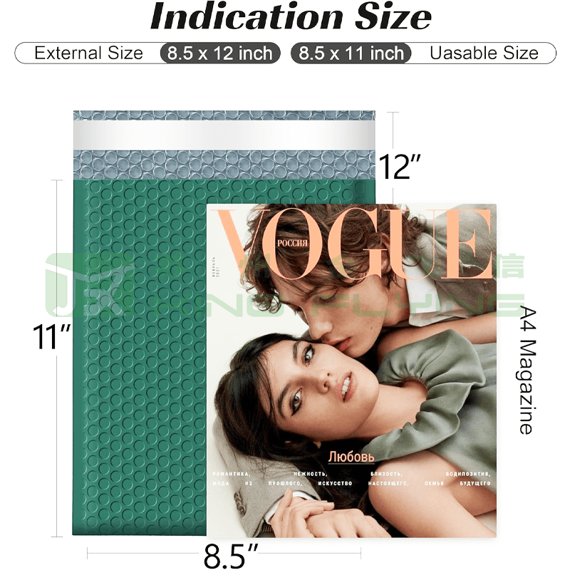 Custom Logo Large Shipping Poly Bubble Padded Packaging Envelope