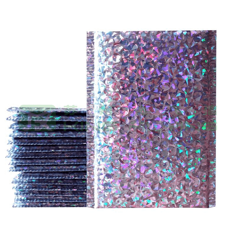 Multicolor Thermal Insulated And Shockproof Mailing Shiny Metallic Bubble Envelope