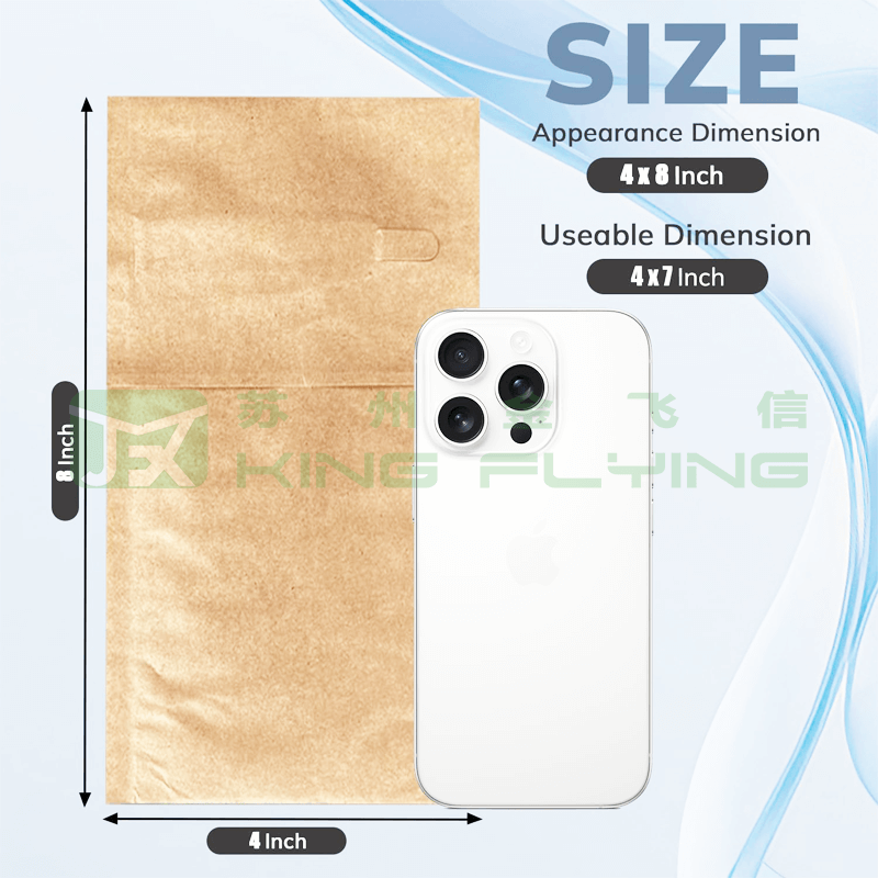 Online Trade 100% Biodegradable Recycled Honeycomb Kraft Paper Packaging Mailer
