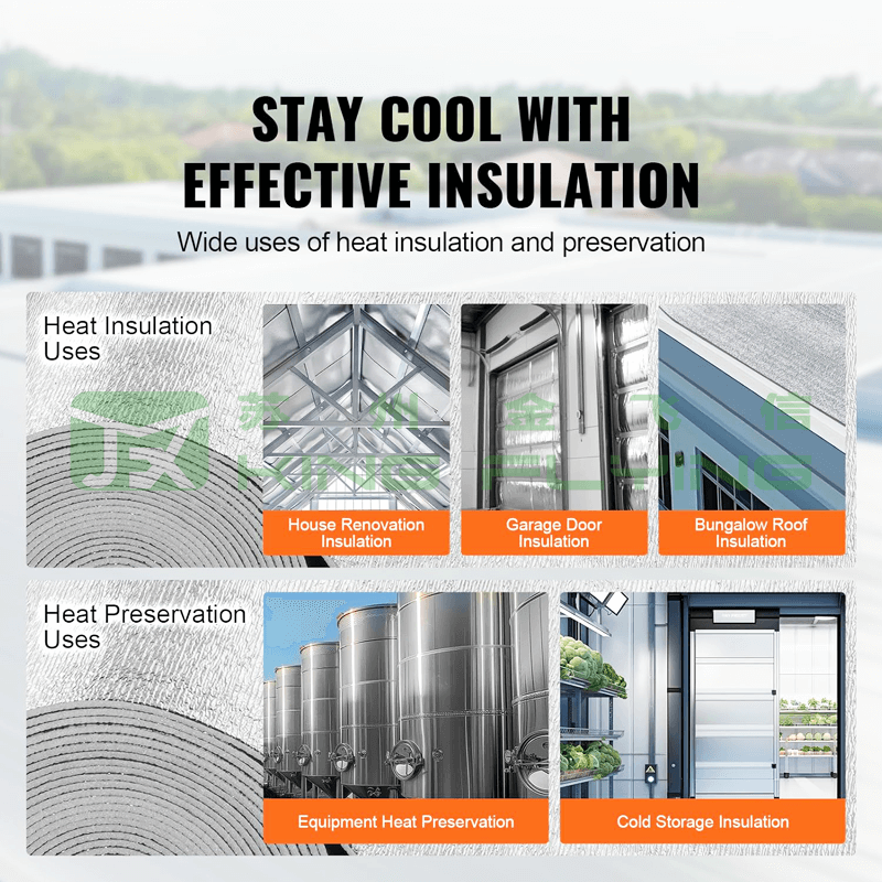 Aluminum Foil Foam Building Ceiling Heating Thermal Insulated Sheet