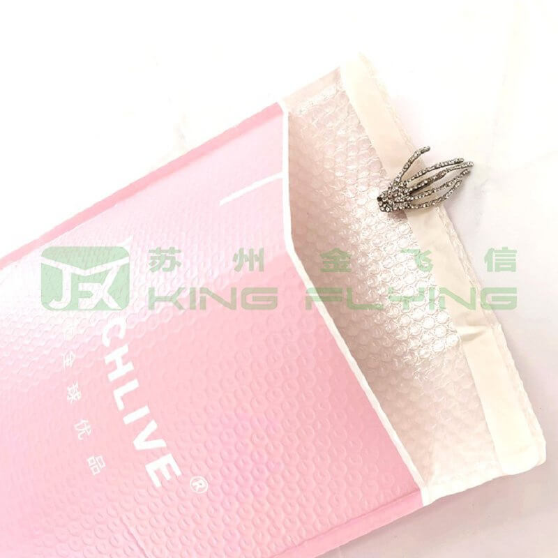 Customized Logo Poly Bubble Mailer For E-commerce Packaging