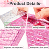 Custom Logo Waterproof Metallic Bubble Shiny Courier Packaging Mailer