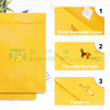 Eco Friendly Compostable Kraft Paper Shopping Courier Packaging Bag