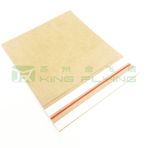 Customized Self Sealing Printed Kraft Paper Packaging Bag For Clothing
