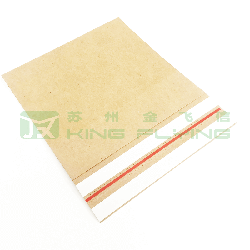 Customized Self Sealing Printed Kraft Paper Packaging Bag For Clothing