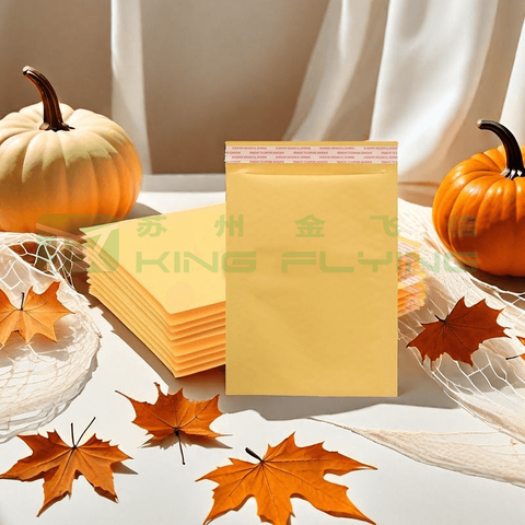 Self-Adhesive Protective Compostable Thick Kraft Bubble Packaging Bag For Express