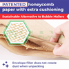 Custom Logo Printed Compostable Wrapping Kraft Honeycomb Packaging Mailer