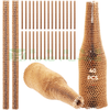 Eco-Friendly Honeycomb Packing Paper Sleeve Roll For Glassware Cushioning