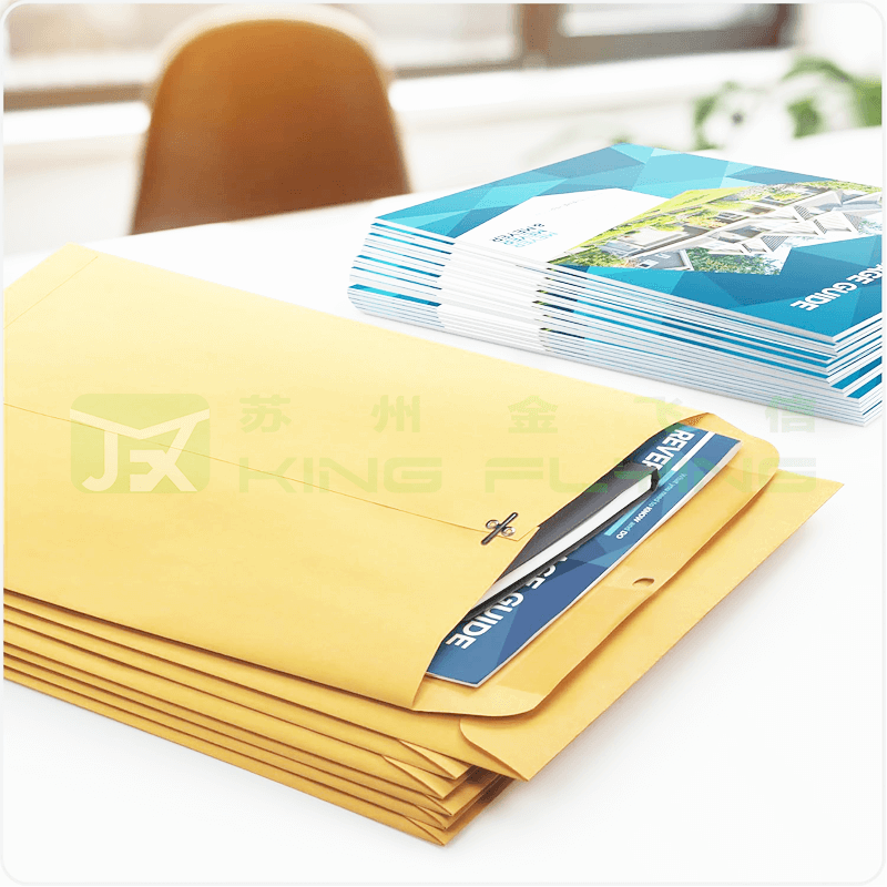 Custom Board Document Packaging Mailers Kraft Rigid Cardboard Bag