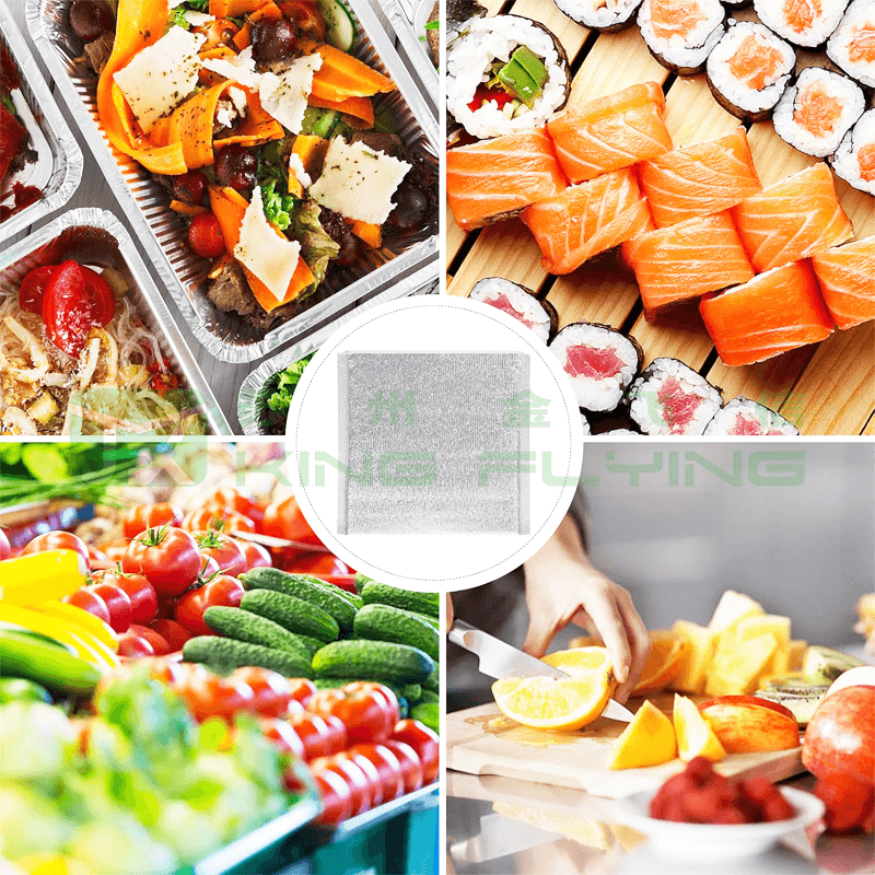 Aluminum Foil Reusable Thermal Insulated Food Storage Cooler Packaging Bag