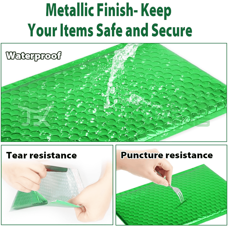 Aluminum Foil Bubble Plastic Metallic Bag For Cell Phone Delivery