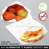 Custom Printed Eco-Friendly Degradable Clothing Packaging Glassine Paper Bag