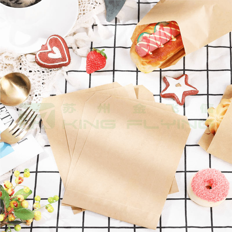 Self-Adhesive Semi-Waxed Eco-Friendly Durable Glassine Paper Bag For Clothing Packaging