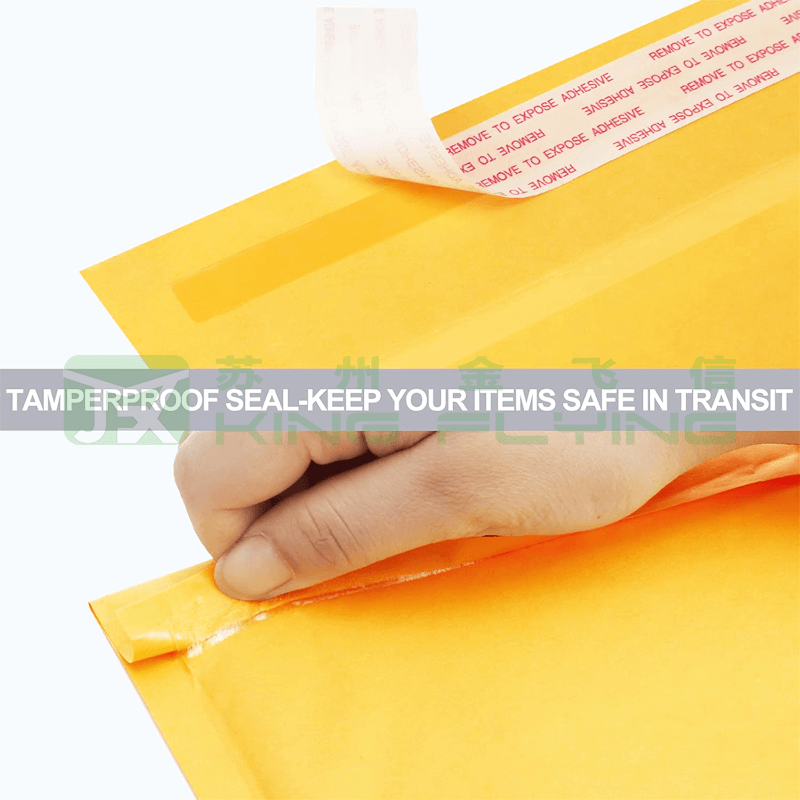 Eco Friendly Kraft Paper Bubble Packaging Courier Mailer