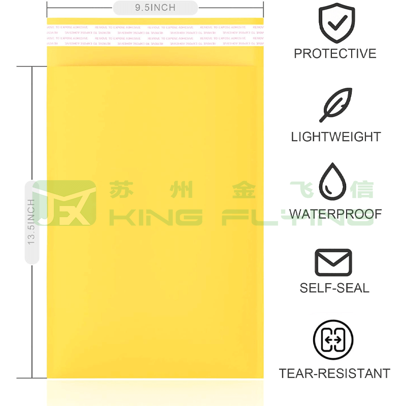 Recyclable Custom Logo Shipping Secure Printed Kraft Bubble Packaging Bag